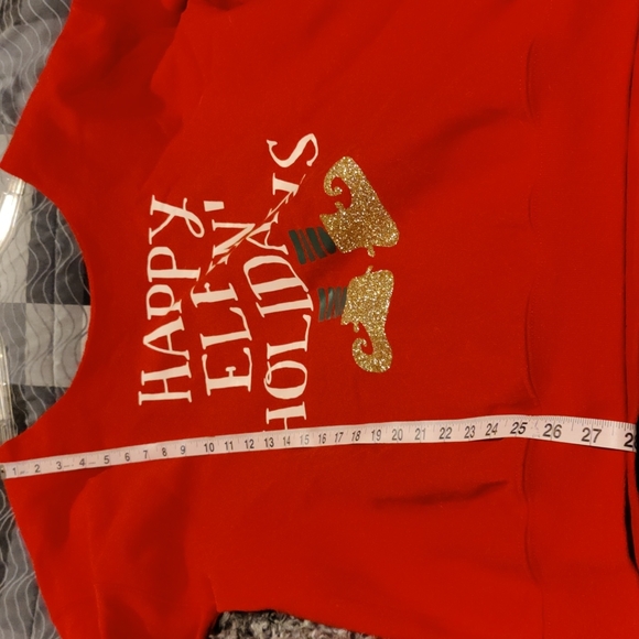 "Happy Elfin' Holidays" Sweatshirt - Picture 3 of 4